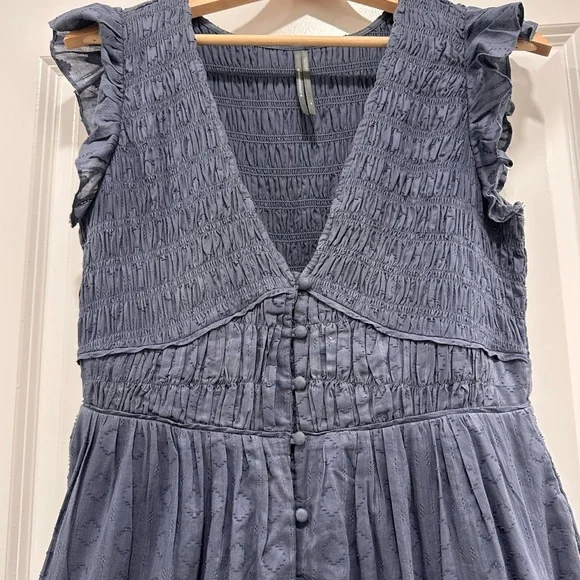 Anthropologie Charcoal Maxi Dress - Picture 6 of 9